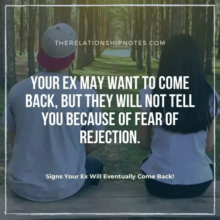 Signs Your Ex Will Eventually Come Back