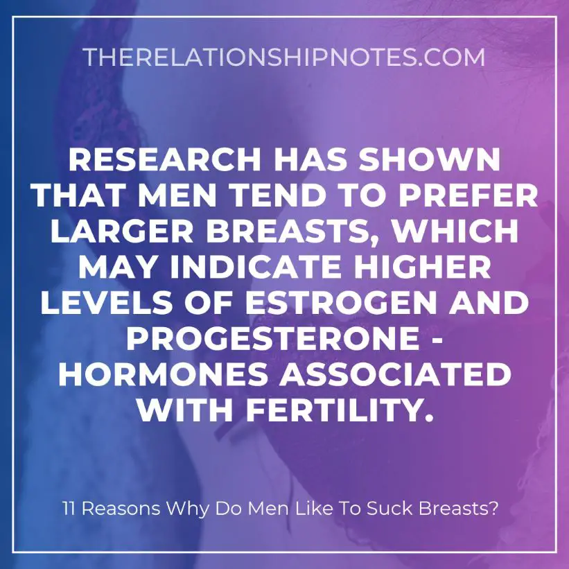 Men Tend to Prefer Larger Breasts