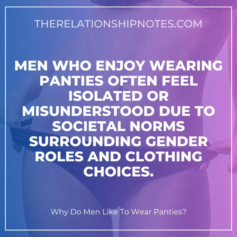 Men Who Enjoy Wearing Panties